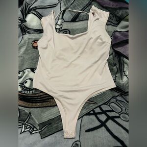 Kids Cream One Piece Swimsuit